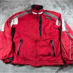Vtg Spyder Ski Jacket Men's S Red Black White X-Static Dermizax EV Snowboard